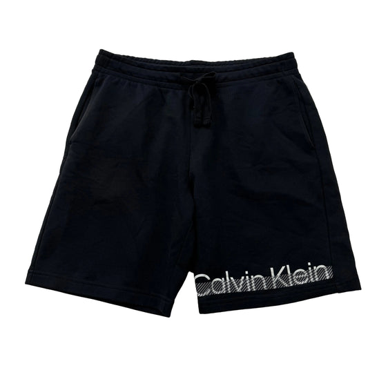 Calvin Klein Men's Black Performance Sweat Shorts Drawstring Sportswear Size M