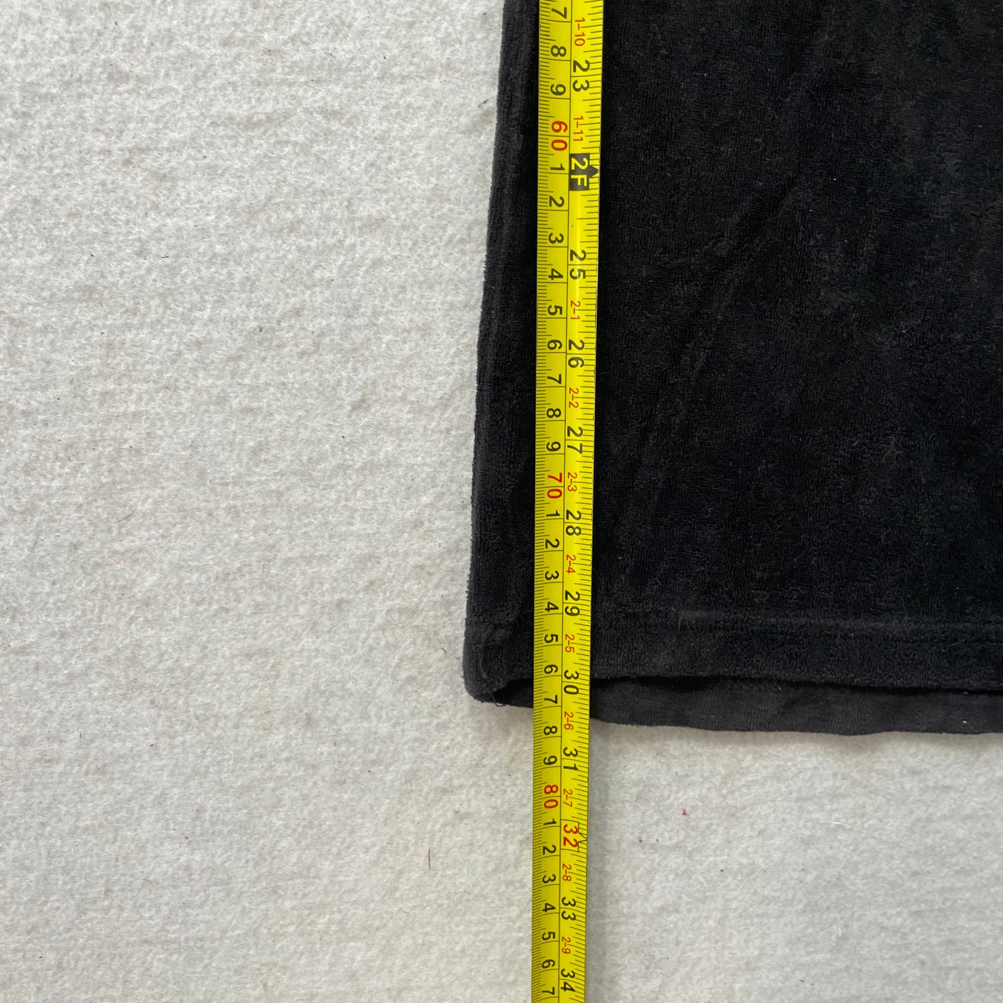 Juicy Couture Women's Black Velour Flared Track Pants Drawstring Pockets Size XL