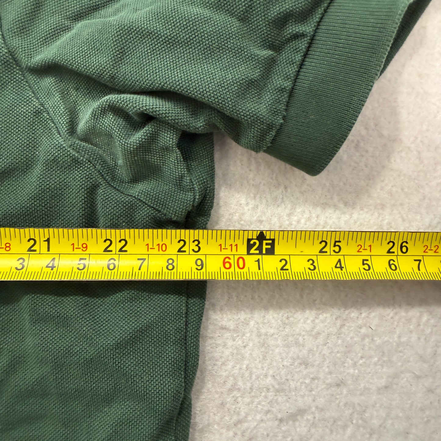 Polo Ralph Lauren Mens Dark Green Pima Cotton Polo Shirt Embroidered Logo Size L