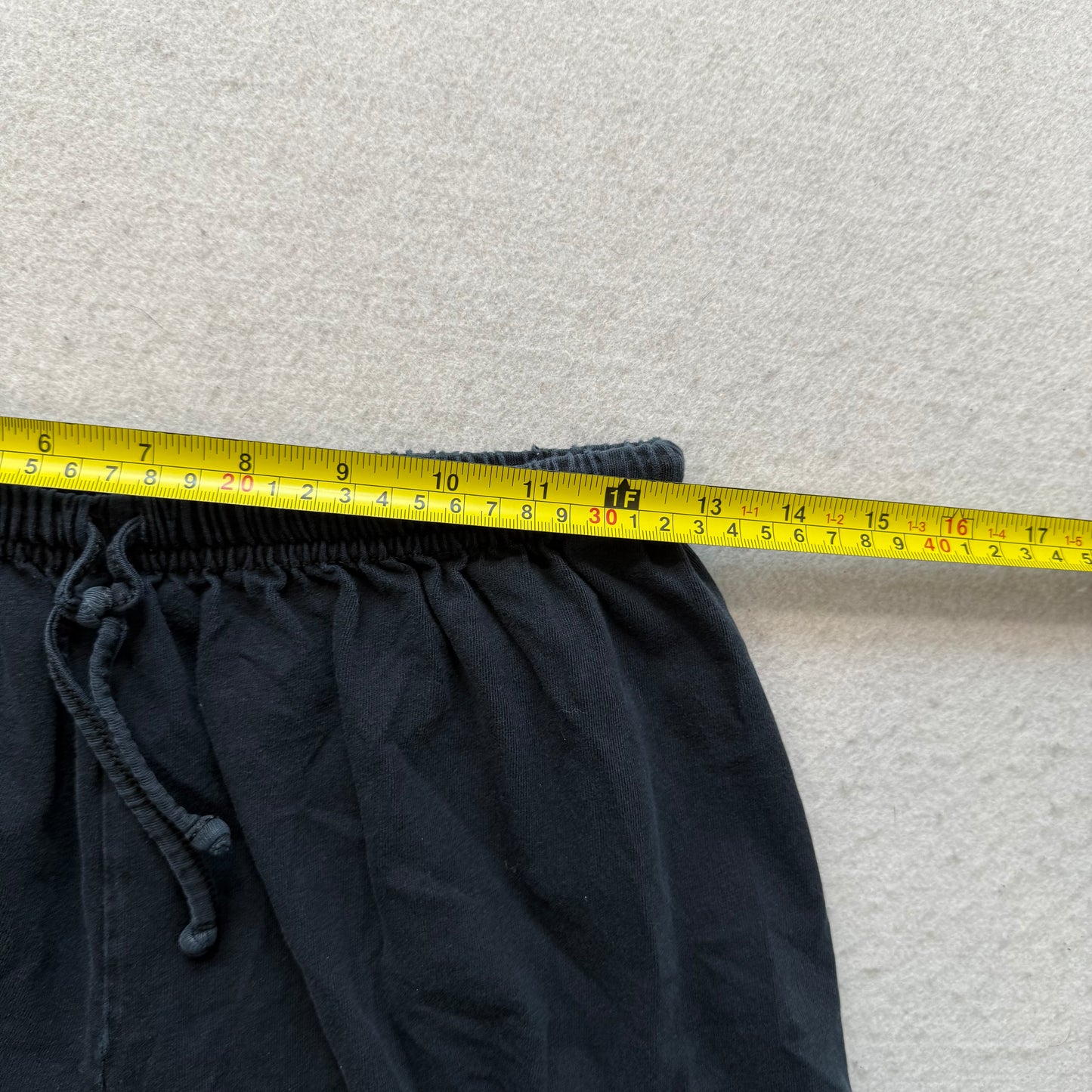 Russell Athletic Women's Black Wide Leg Trouser Pants Drawstring Mid Rise Size M