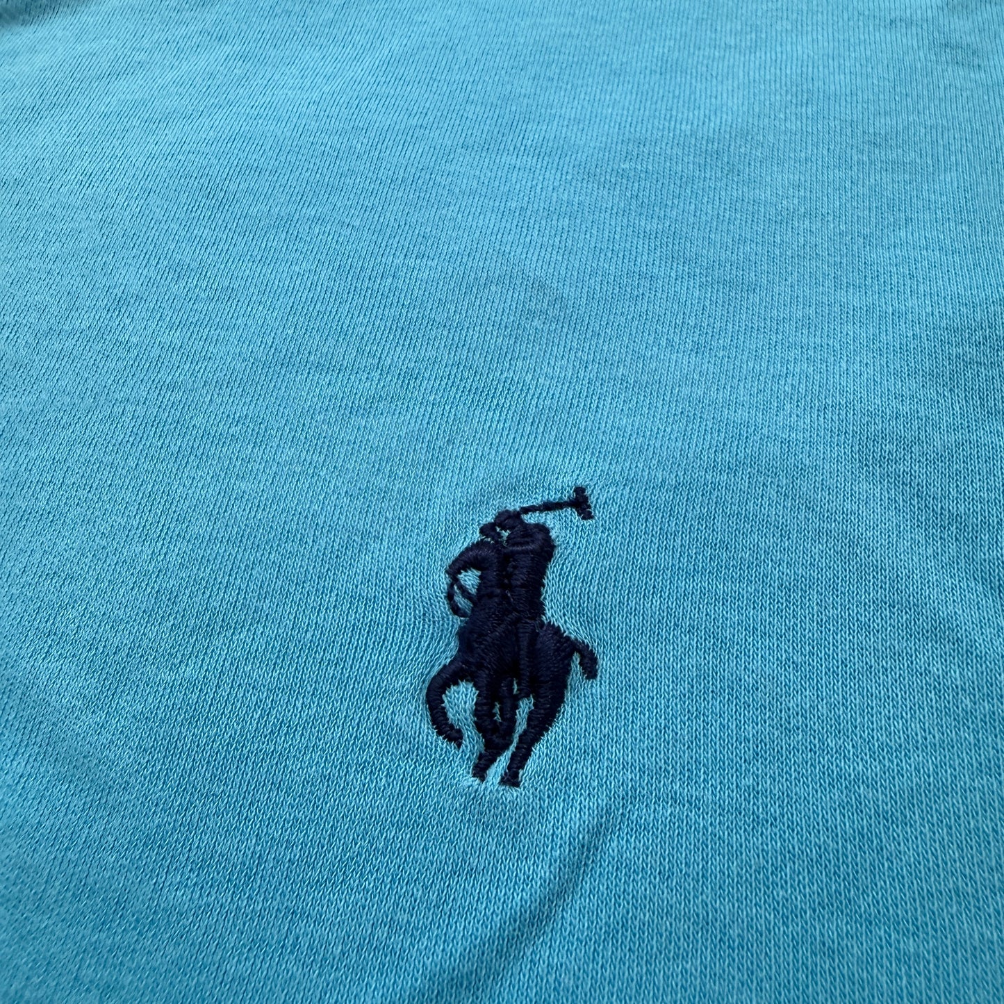 Polo Ralph Lauren Mens Blue Cotton T-Shirt Embroidered Pony Logo Casual Size 2XL