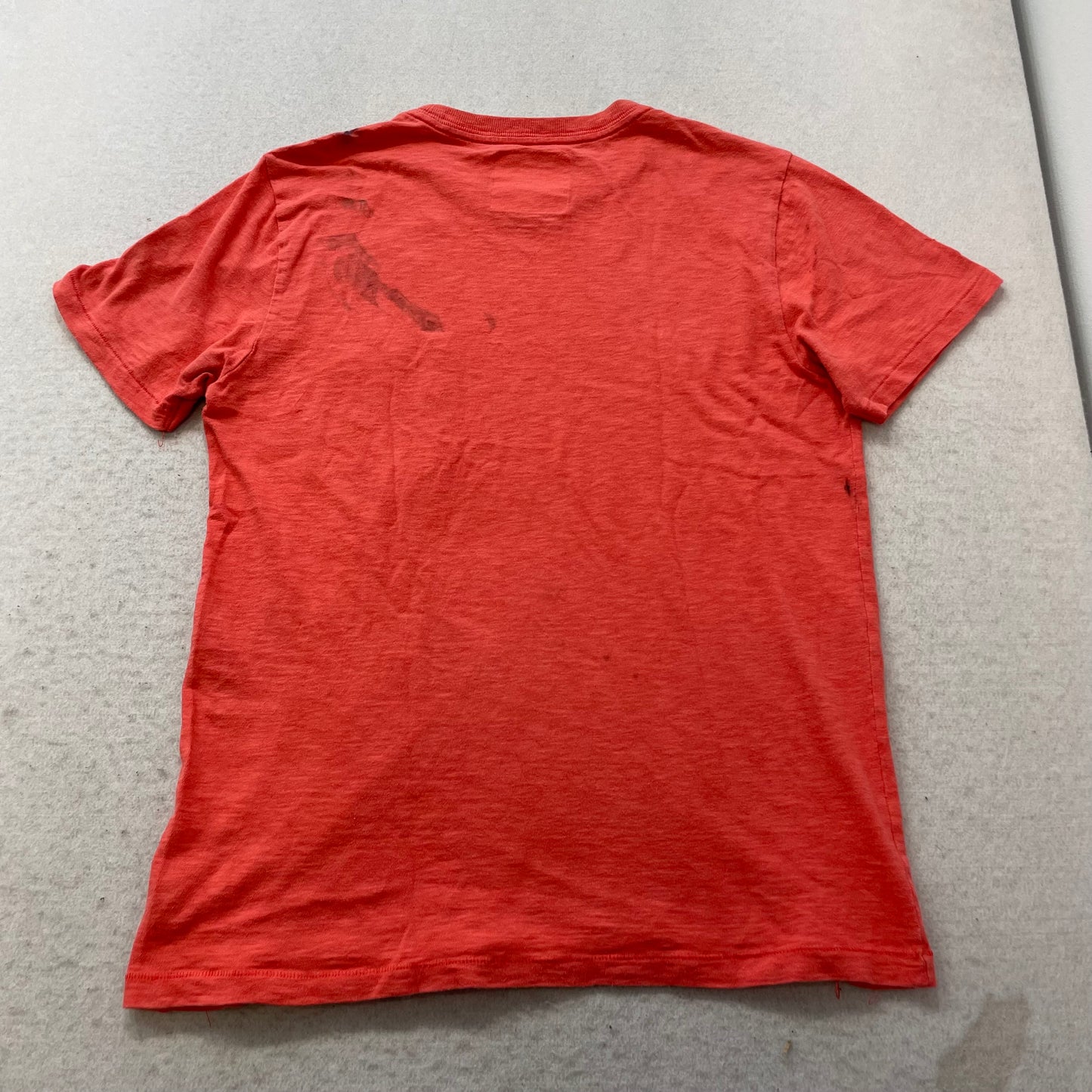 Aeropostale Surf Cali 1987 Men's Orange Cotton T-Shirt Applique Logo Tee Size M