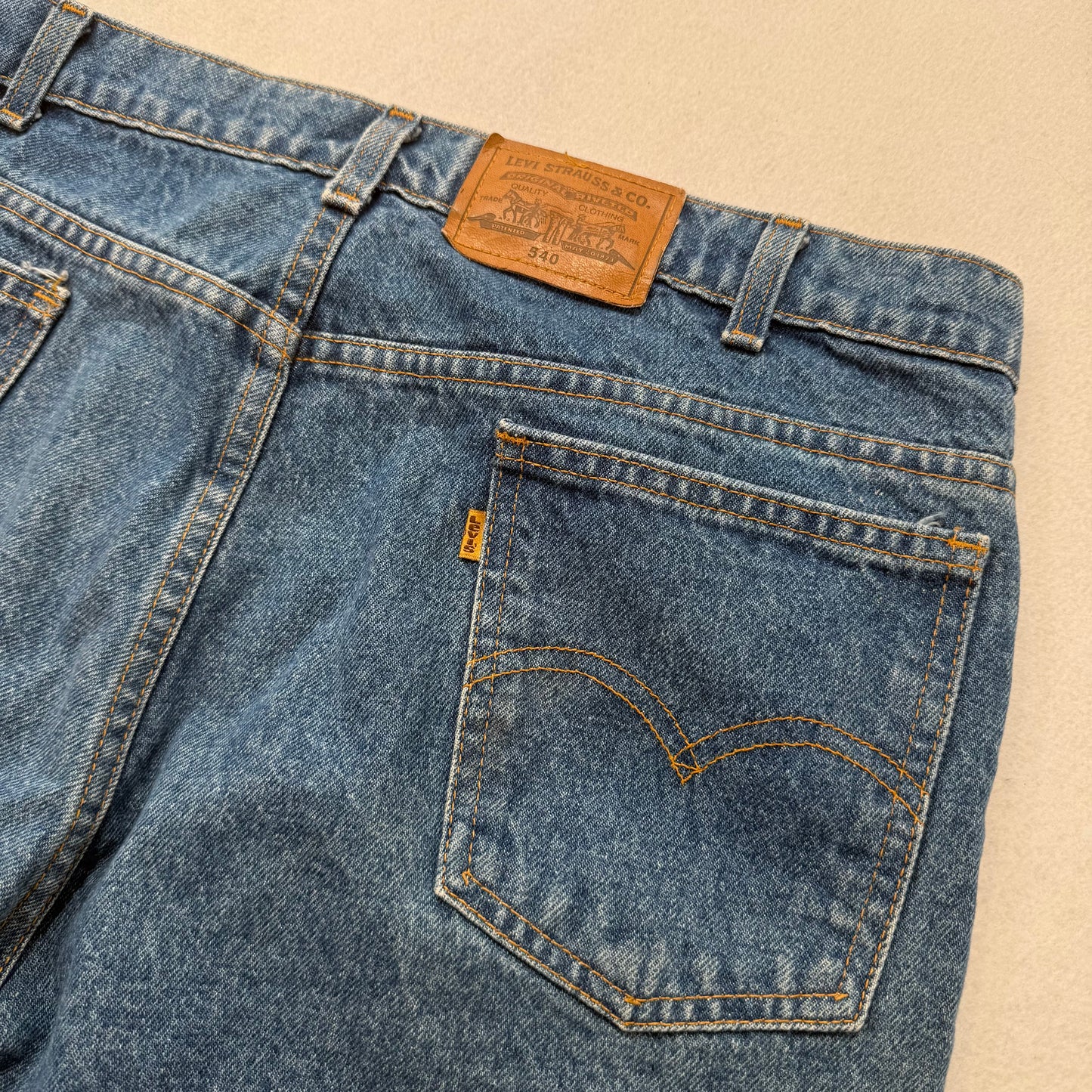 Levi's Strauss & Co 540 Mens Blue 100% Cotton Denim Jeans Relaxed Fit Size 38x30