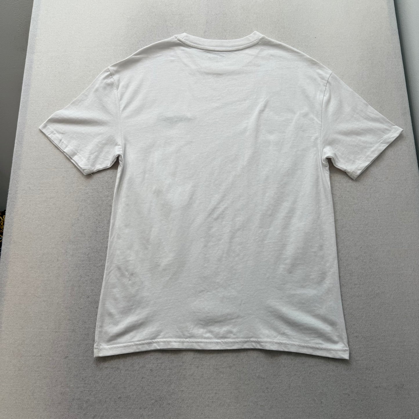 ED HARDY BLACK EMBROIDERY WHITE TEE