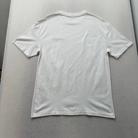 ED HARDY BLACK EMBROIDERY WHITE TEE