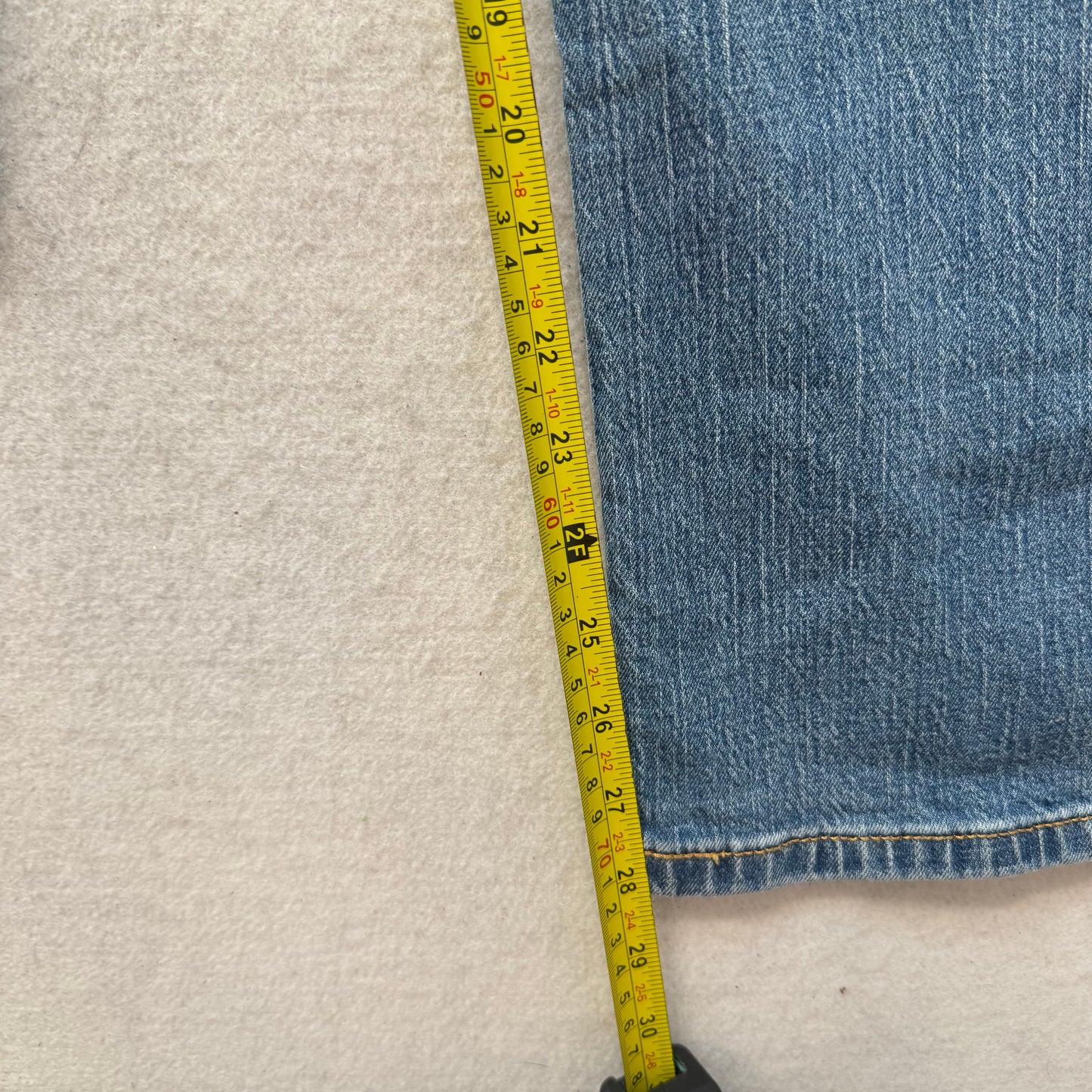 Levi's 527 Men's Blue Denim Slim Bootcut Jeans Western Cowboy Classic Size 30x31