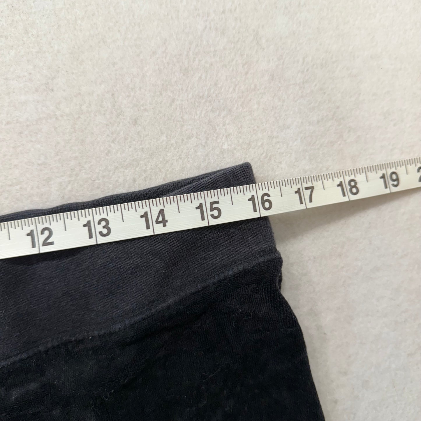 Vintage Juicy Couture Black Flare Velour Pants Size M