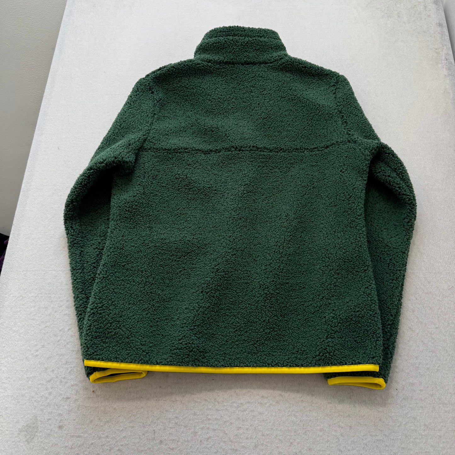 Columbia Oregon Ducks Mountain Side Women's Green Sherpa Fleece Jacket Size L