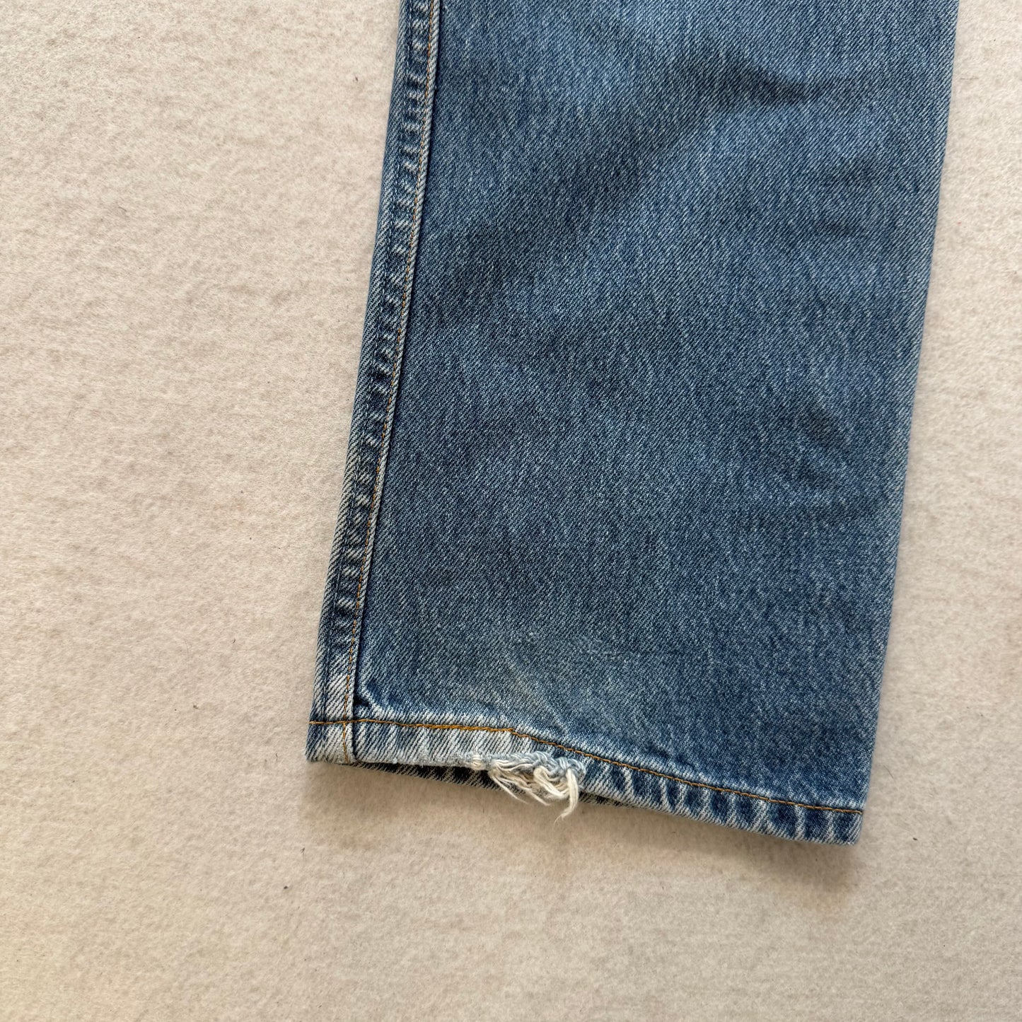 Levi's Strauss & Co. 501XX Men's Blue Straight Denim Jeans Button-Fly Size 30x38