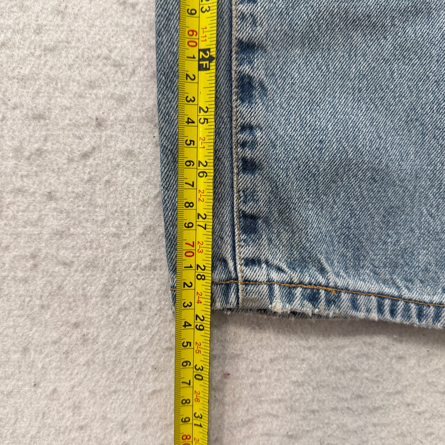 Levi's 550 Women's Blue Tapered Leg Denim Jeans Classic Relaxed Pockets Size 12M