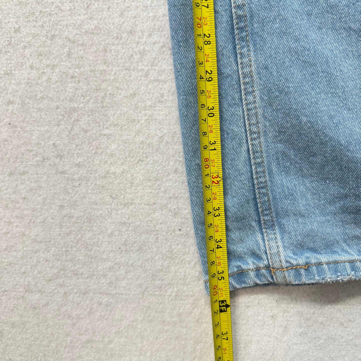 BDG Urban Outfitters Women's Blue Denim Skater Baggy Distressed Jeans Size 25