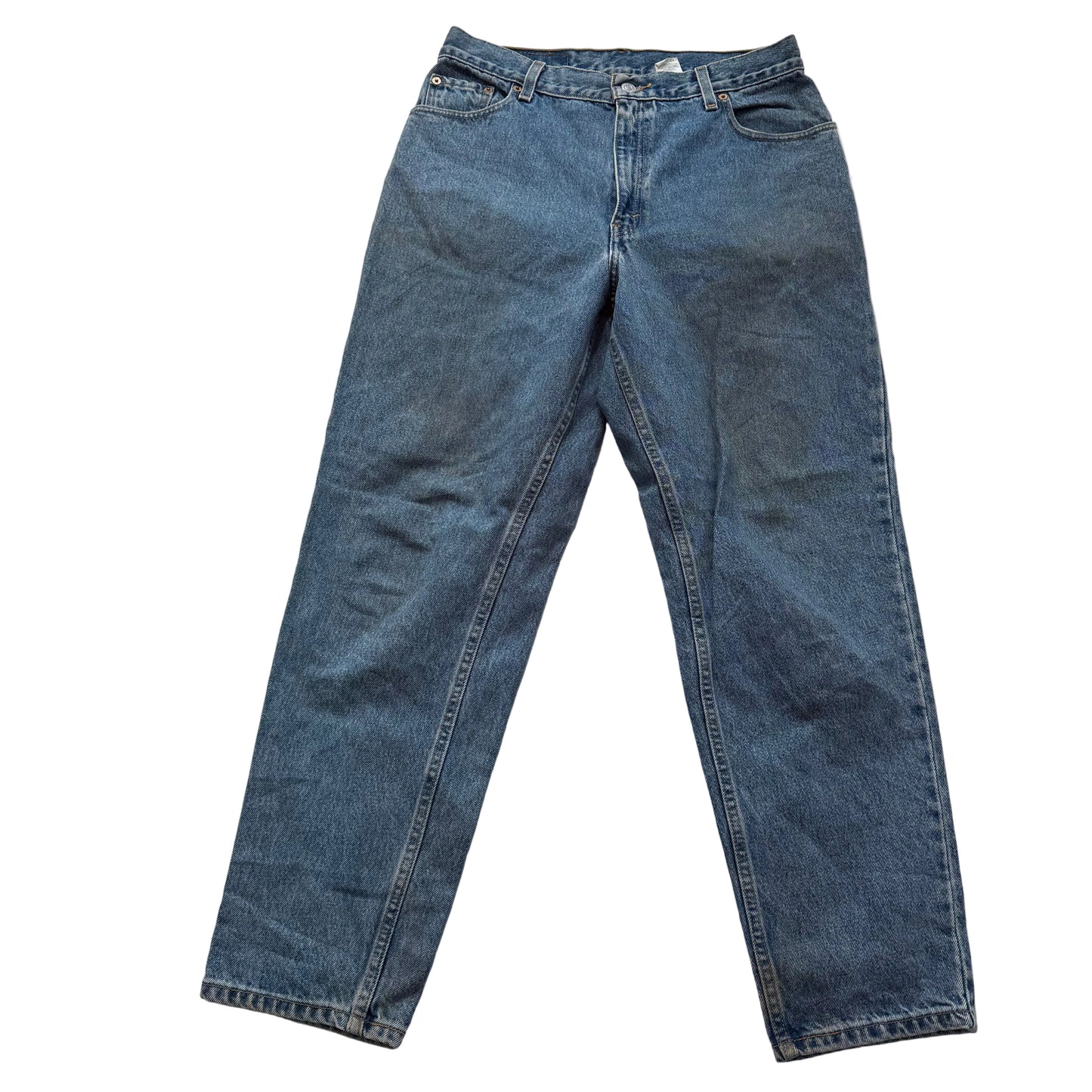 Levi's 550 Men's Blue Denim Relaxed Fit Tapered Leg Jeans Medium Washed Size 32