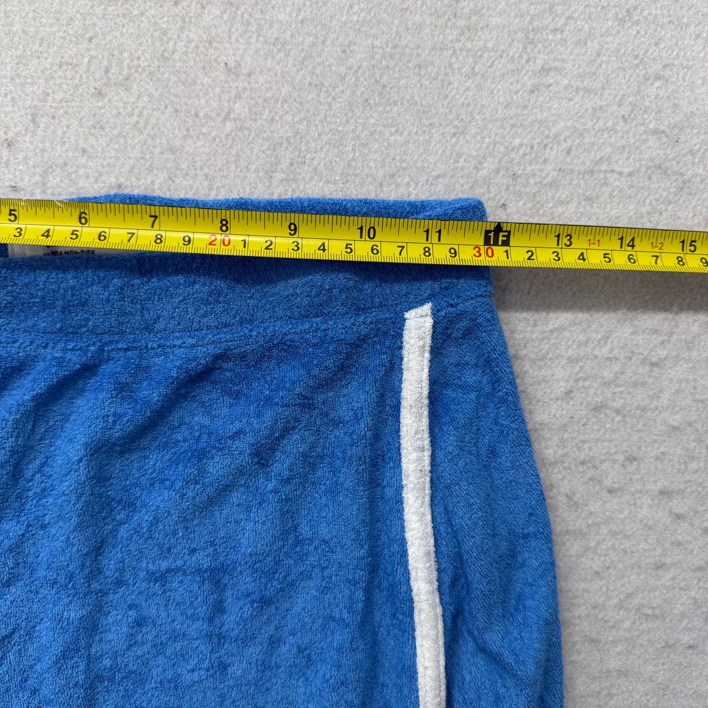 Hollister Womens Blue Terrycloth Ultra High Rise Mini Skirt Athletic Wear Size S