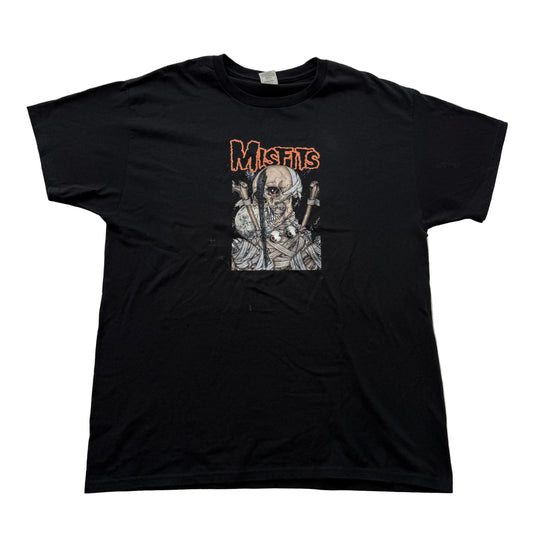 Hanes Misfits Pushead Vampire Men's Black Cotton T-Shirt Short Sleeves Size L