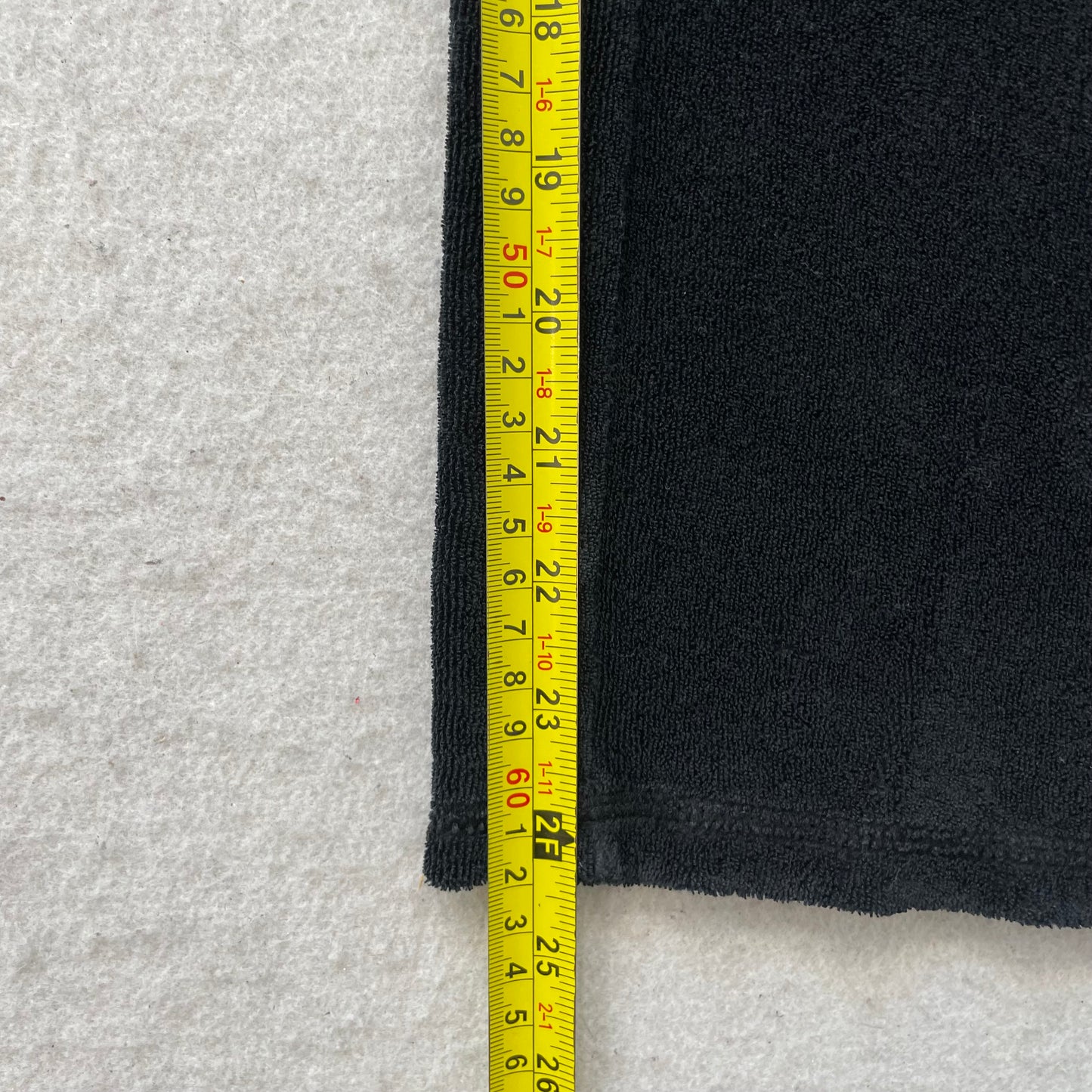 Juicy Couture Women's Black Terry Cloth Wide Leg Track Pants Drawstring Size M