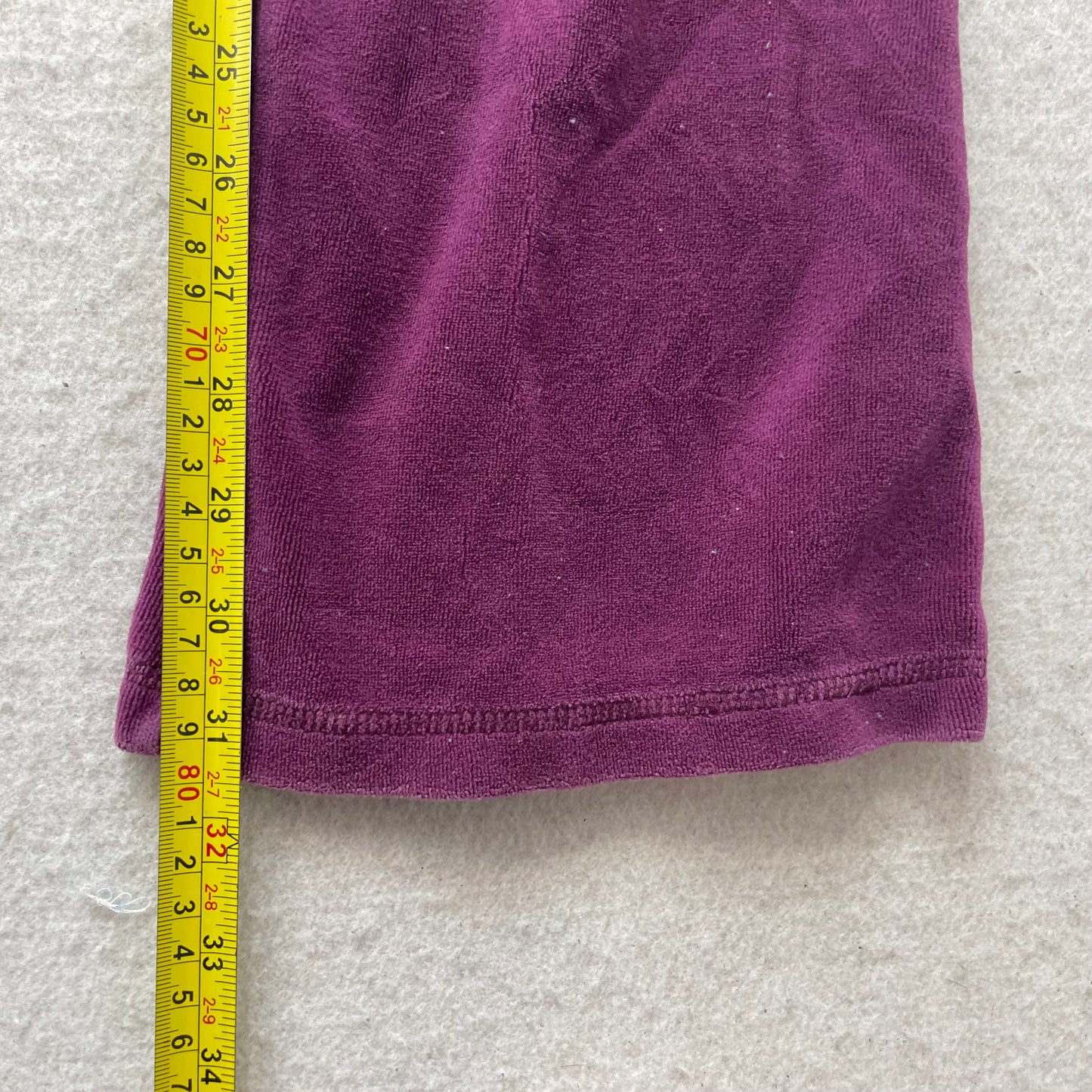 Vintage Juicy Couture Women's Purple Wine Flared Track Pant Flap Pockets Size S