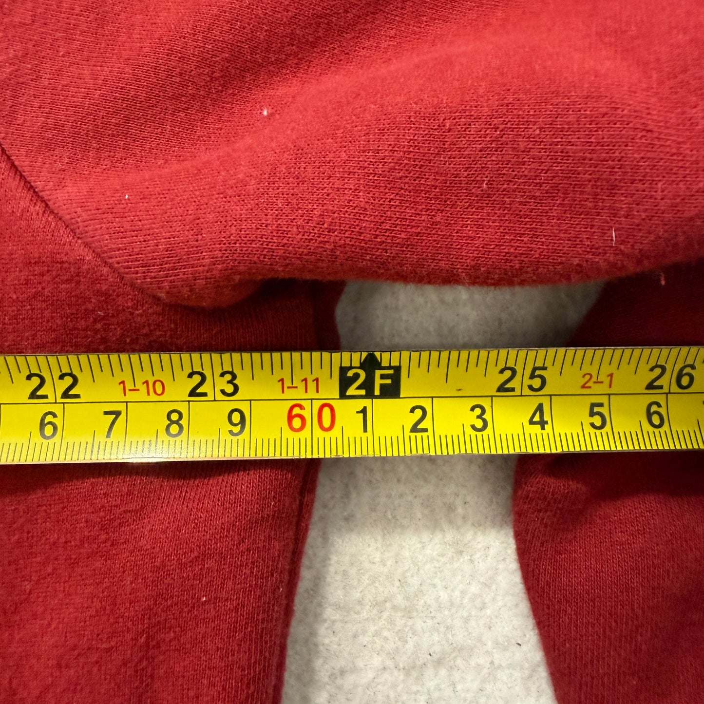 Urban Pipeline Men's Red Full Zip Fleece Track Jacket Sleeves Striped Size L
