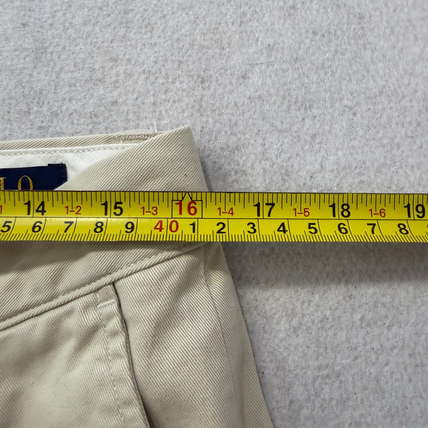 Polo Ralph Lauren Men's Khaki Chino Pants Straight Leg Pockets Classic Size W32