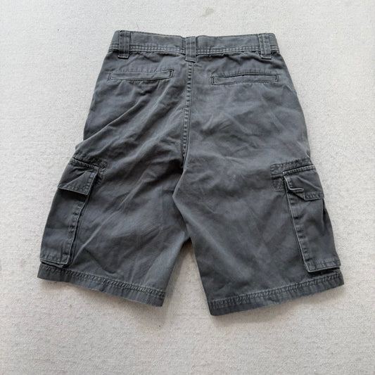 Bailey's Pt. Boys Charcoal Gray Cargo Shorts Utility Pockets Outdoor Size 12