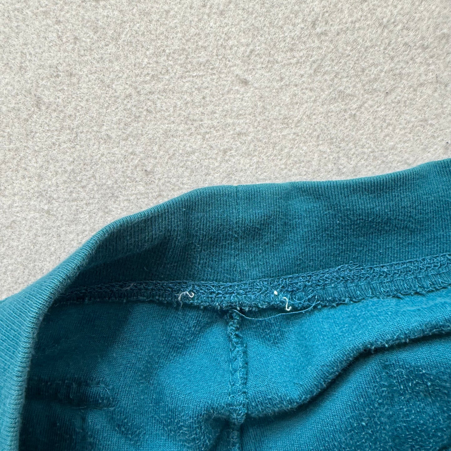 Vintage Juicy Couture Women's Dark Teal Velour Flared Track Pants Pockets Size L