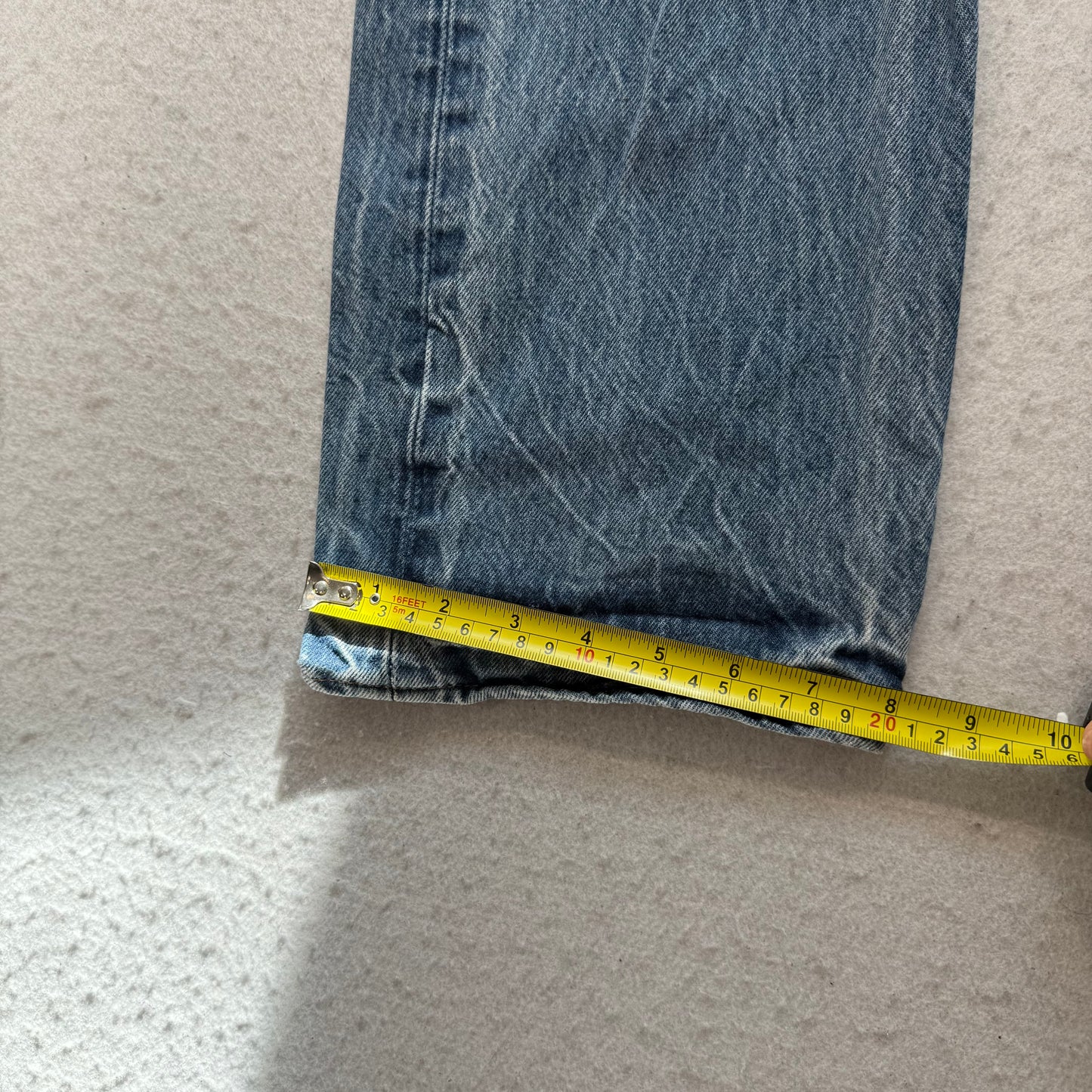 Levi's 501 Classic Original Fit Men's Blue Denim Jeans Button Fly Size 38x34