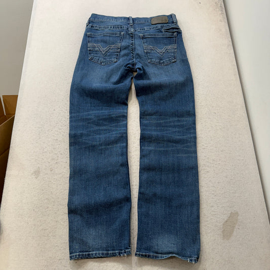 BKE Jake Men's Blue Baggy Denim Jeans Zip-Fly Pockets Classic Relaxed Size 32x32