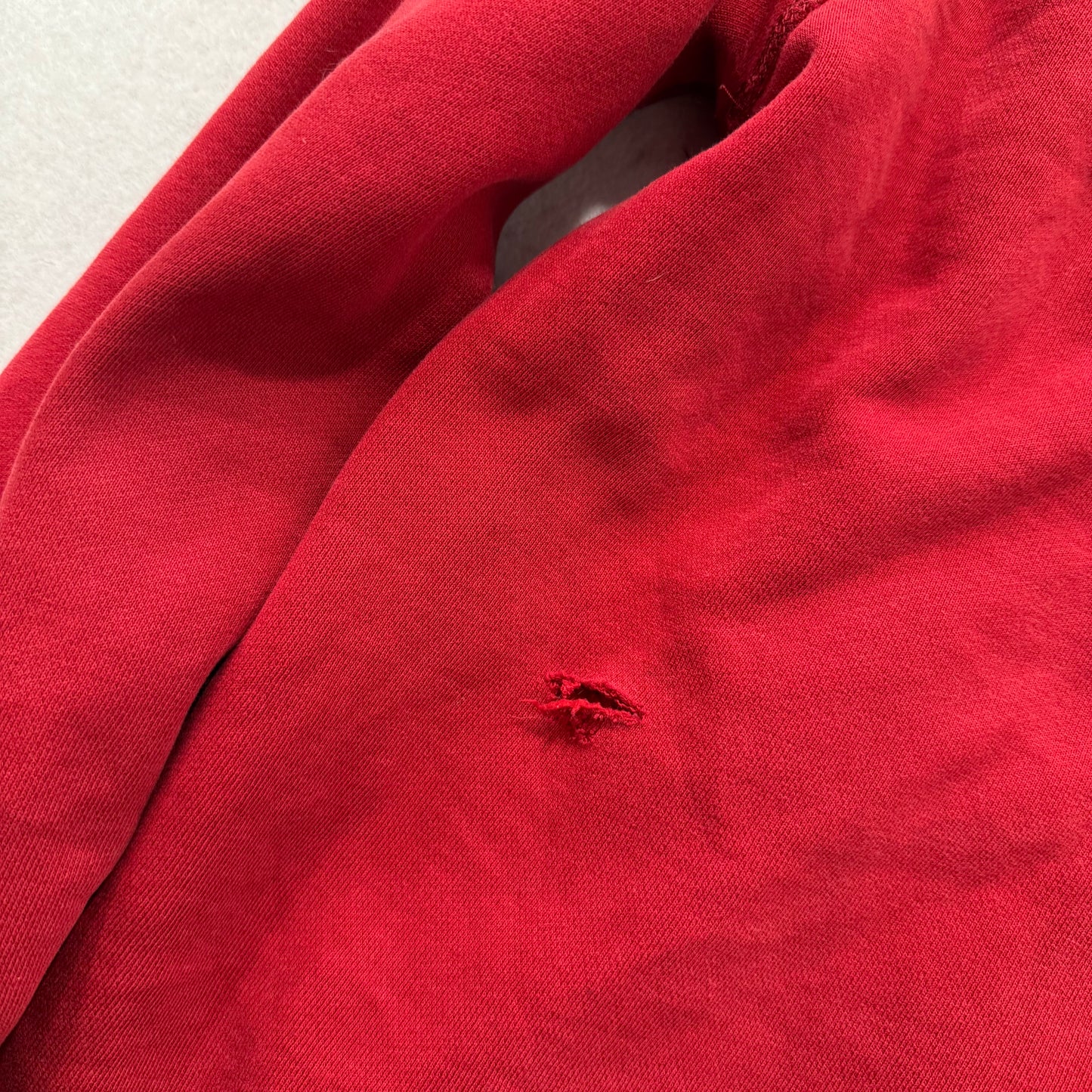 Abercrombie & Fitch "1892" Red Pull-On Hoodie Kangaroo Pockets Classic Size XL