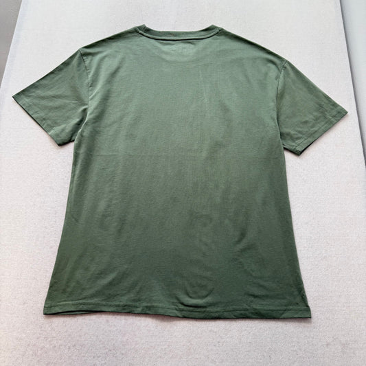 ED HARDY “Cobra Rose” OLIVE GRAPHIC TEE