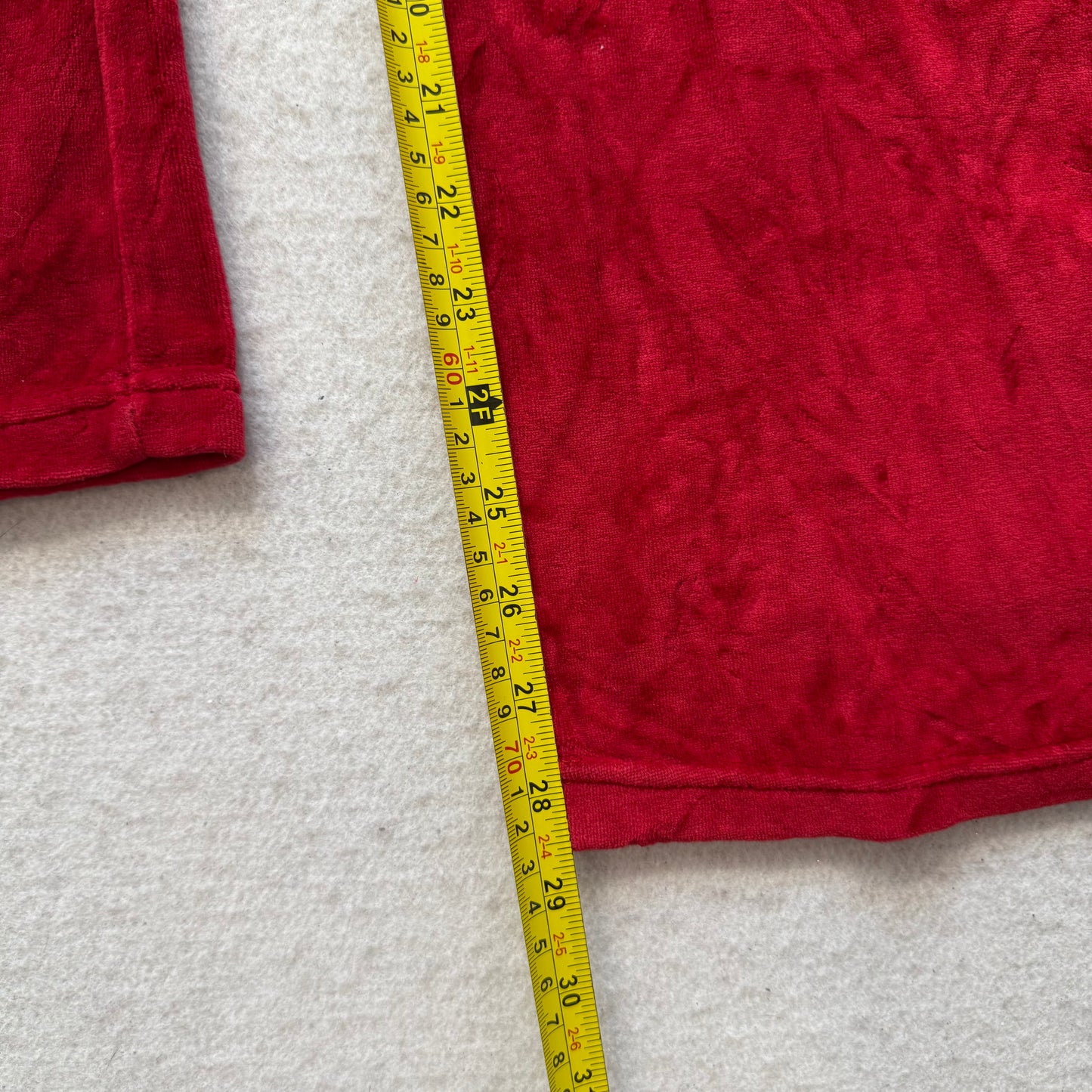 Juicy Couture Women Maroon Zip-Up Hoodie & Drawstring Pants Tracksuit Set Size S