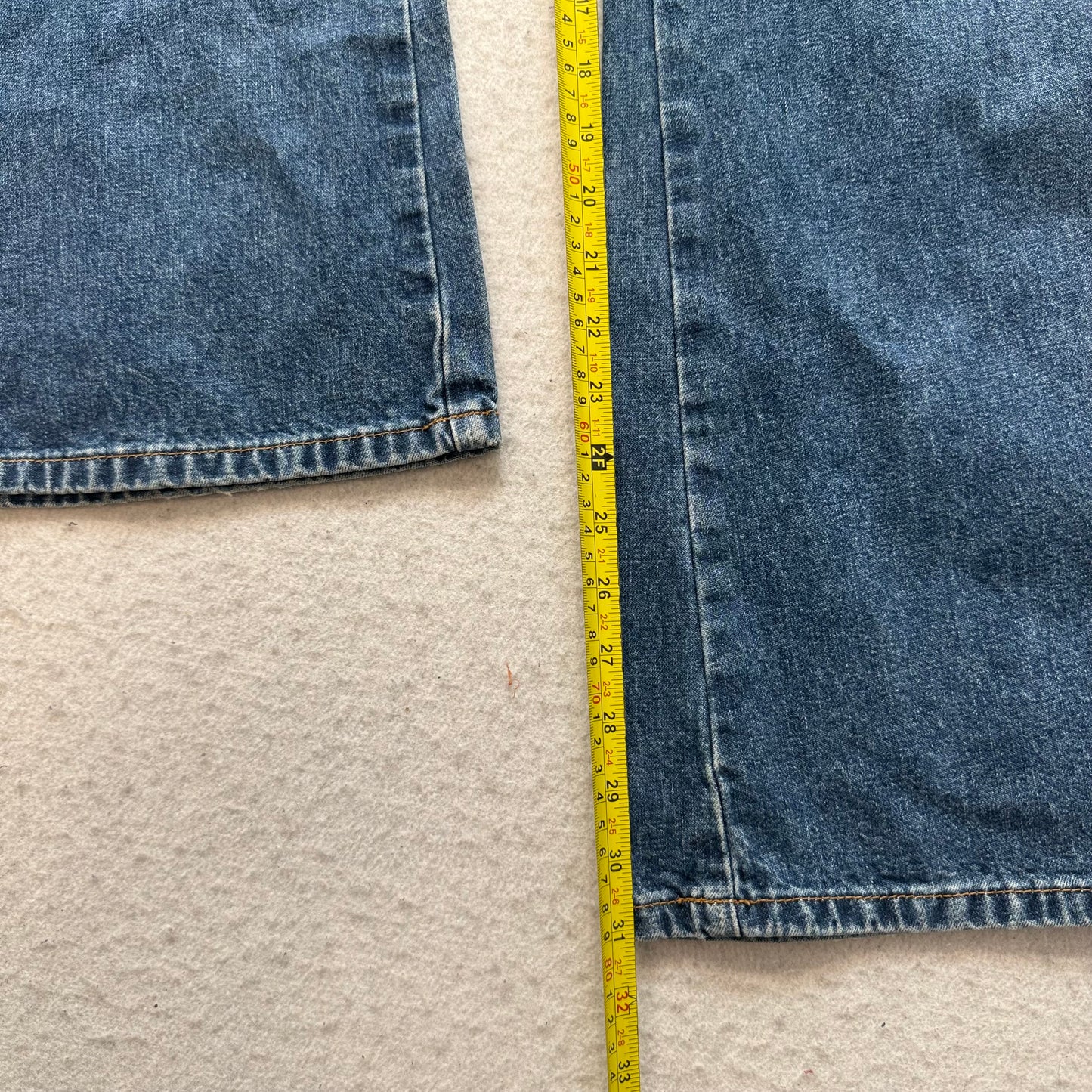 Vintage Bongo Women's Blue Flared Denim Jeans Button Fly Y2K Classic Size 31x31