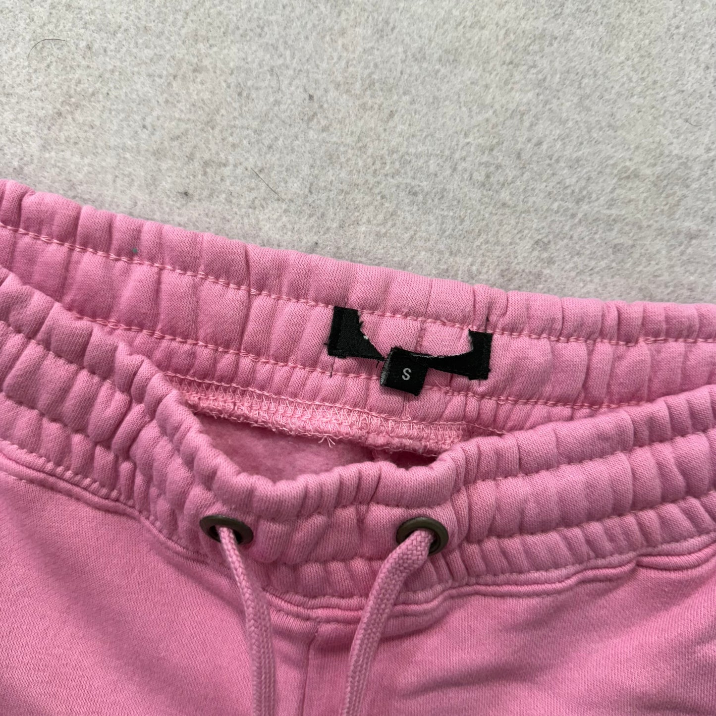 Ed Hardy Women's Bubblegum Pink Cotton Wide Leg Sweatpants Tiger Graphic Size S