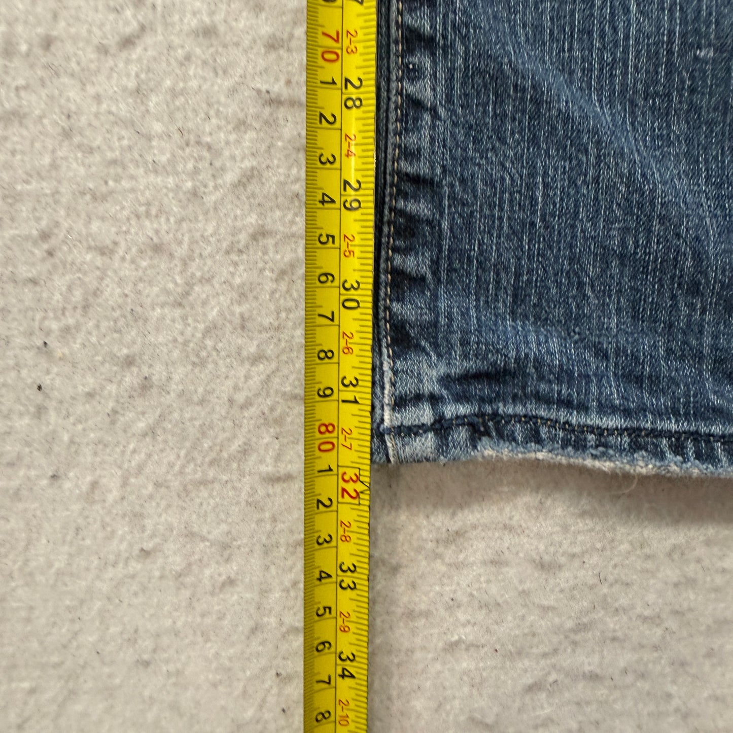 American Eagle Straight Women's Blue Bootcut Denim Jeans Stretch Size 4 Regular