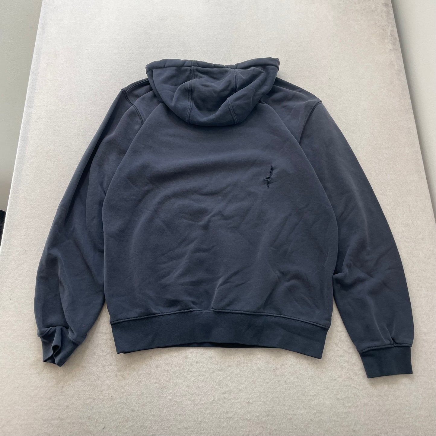 Carhartt Midweight Loose Fit Men's Dark Navy Hooded Sweatshirt Pullover Size S
