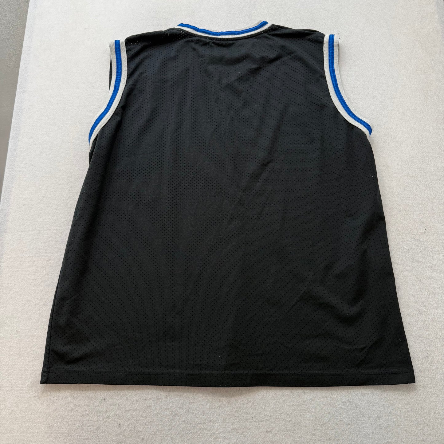 Starter Men's Black Polyester Mesh Basketball Jersey Sleeveless Pullover Size XL