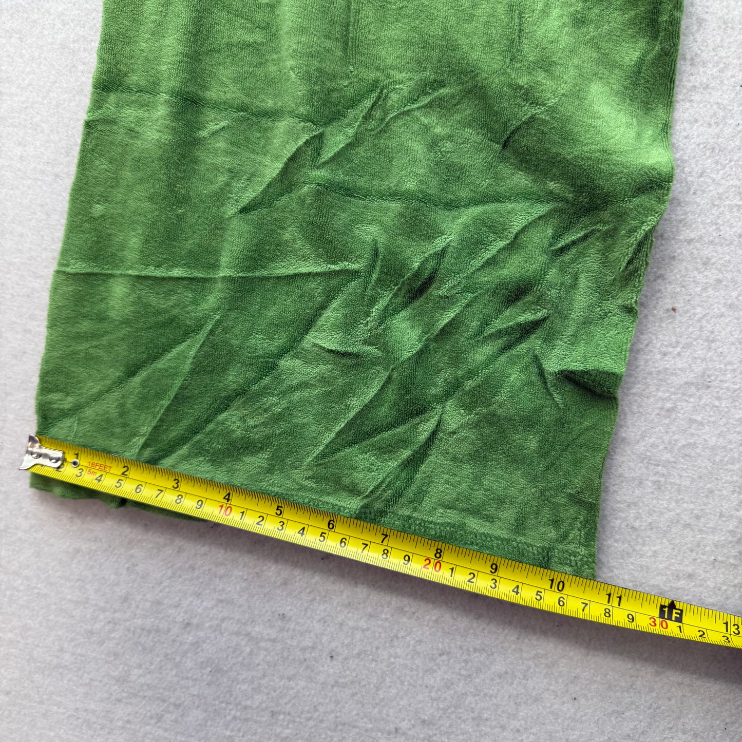 2003 Vintage Juicy Couture Women's Green Terrycloth Wide Leg Track Pant Size L