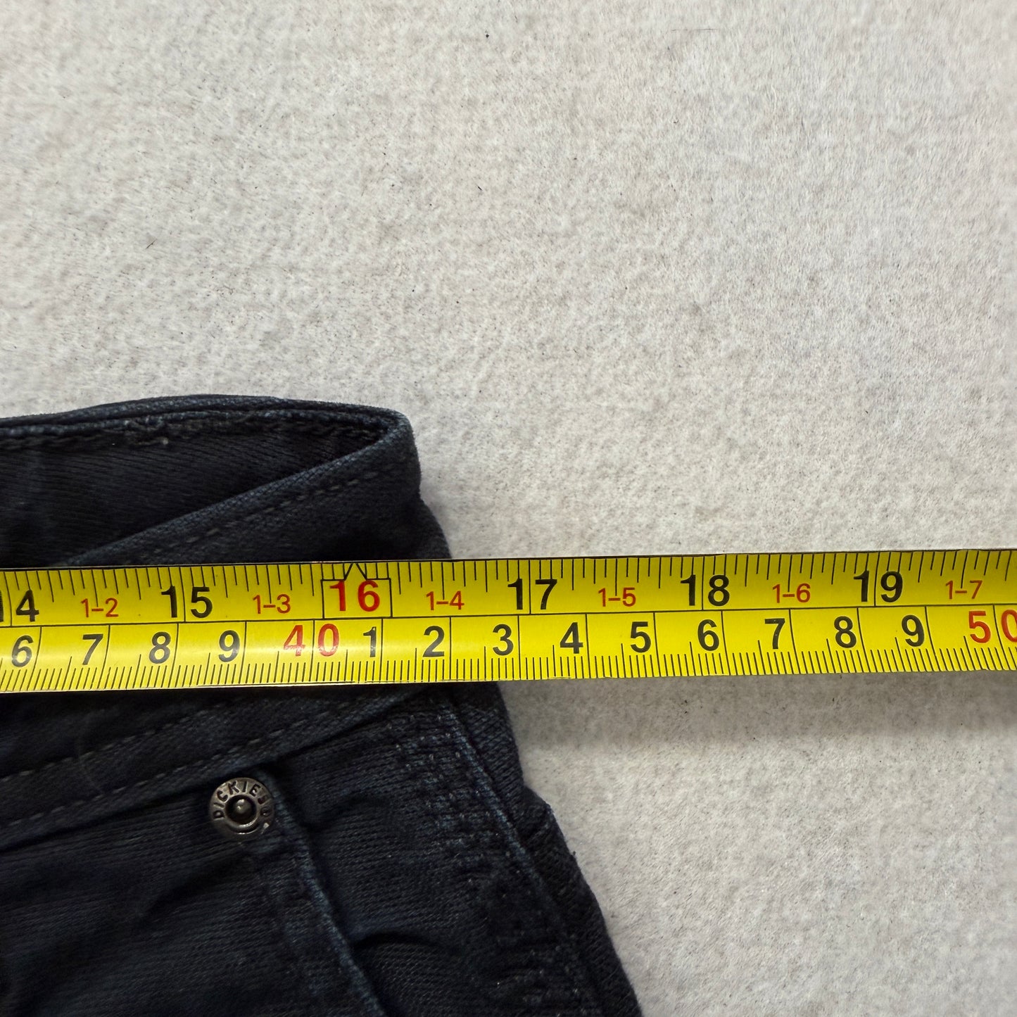 Dickies Flex Mens Black Canvas Carpenter Work Pants Double-Front Pockets Size 33