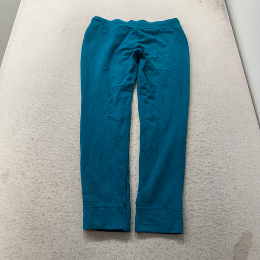 Aeropostale Women's Teal Blue Sweatpants Stretch Drawstring Loungewear Size M