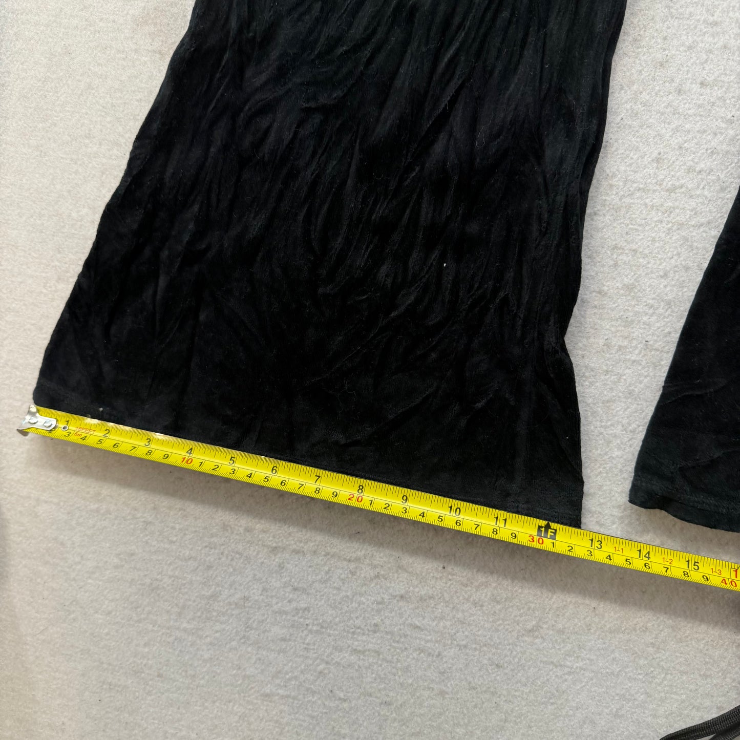 Vintage Juicy Couture Women's Black Velour Tracksuit Set Rhinestone Crown Size L