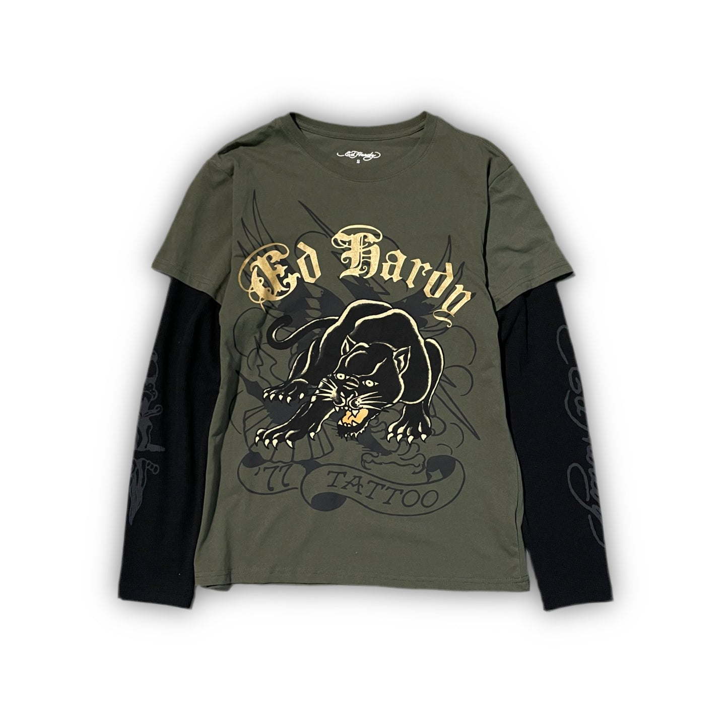 Ed Hardy “Panther” Thermal Tee - Clean Curriculums 