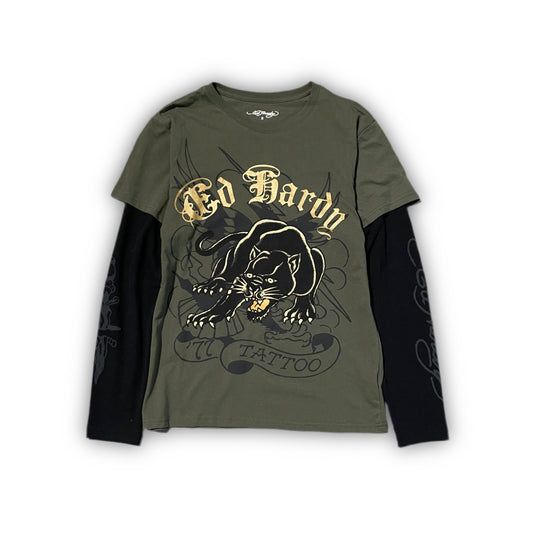 Ed Hardy “Panther” Thermal Tee - Clean Curriculums 