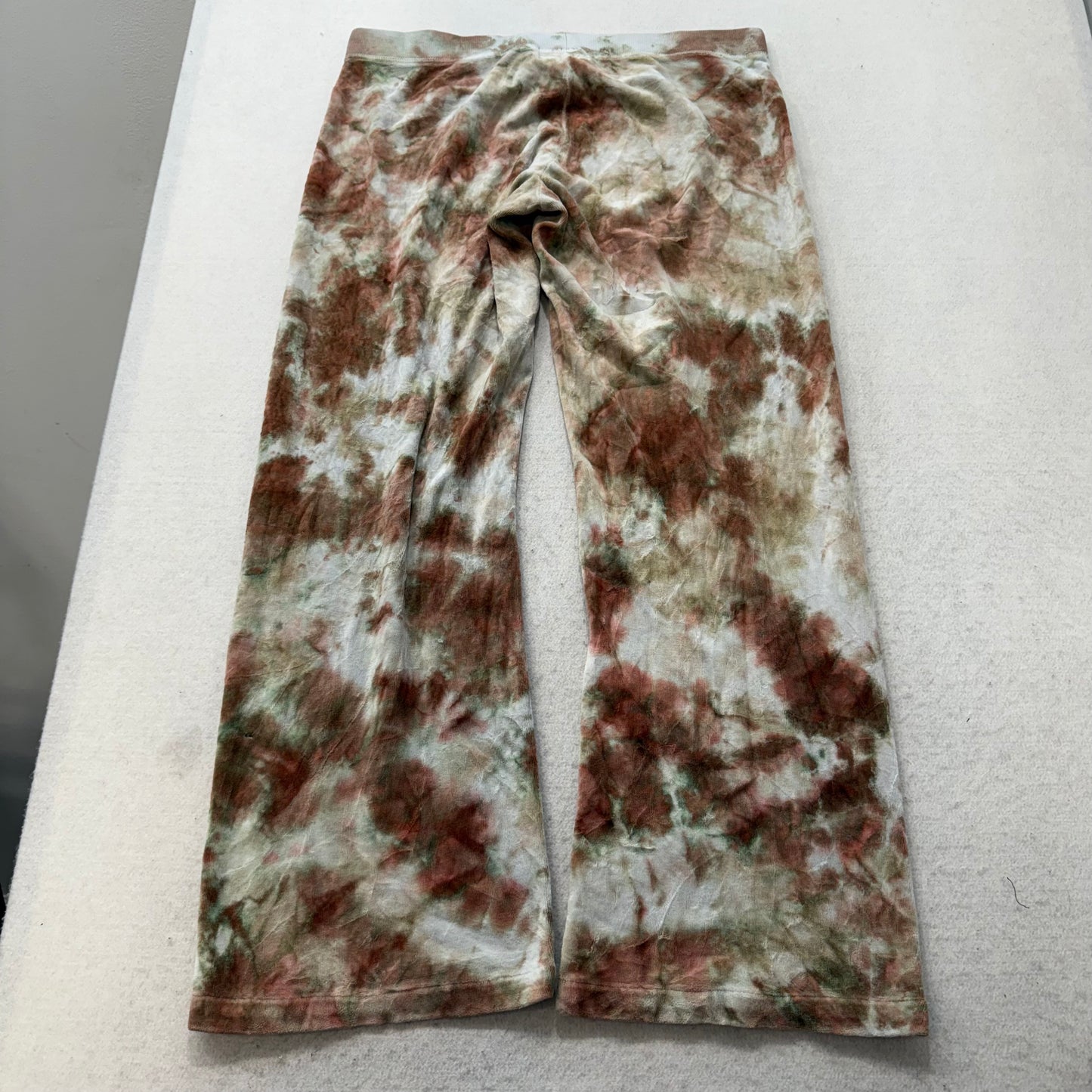 2003 Juicy Couture Women's Multicolor Cloud Wash Velour Flared Track Pant Size M