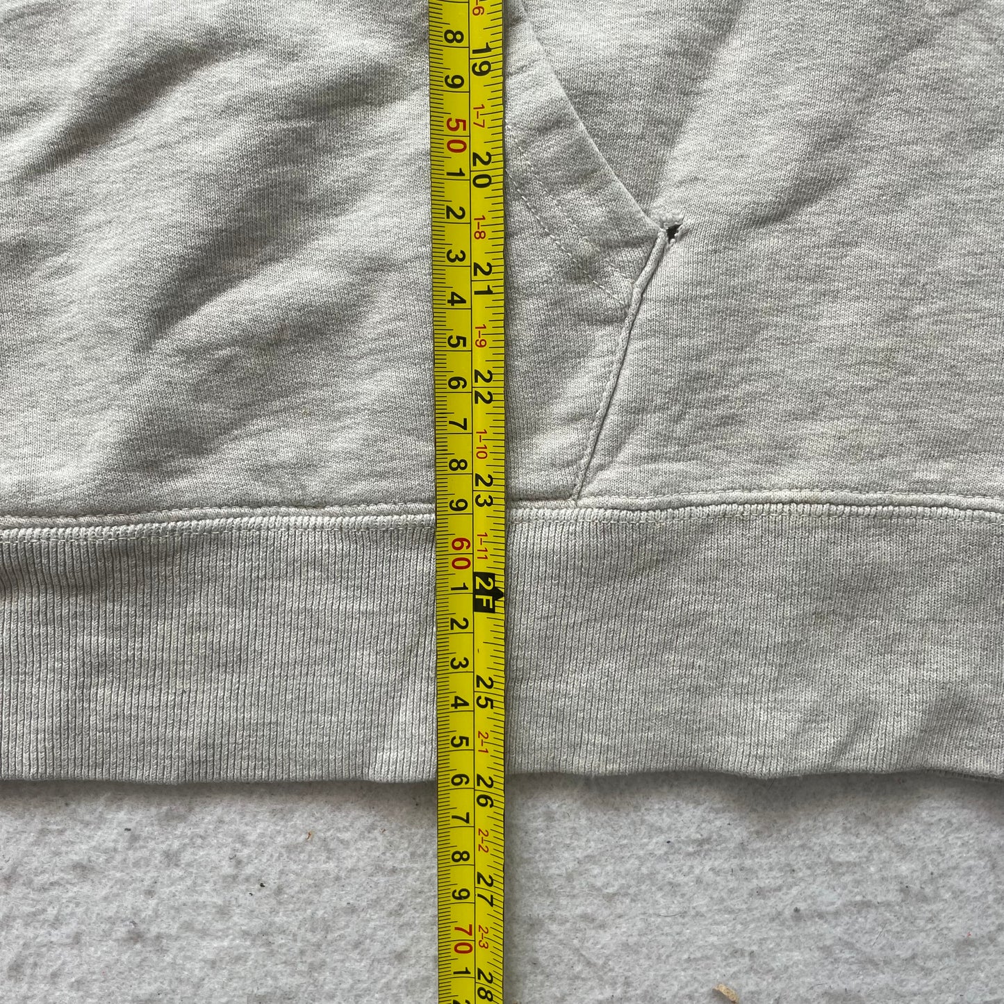 Vintage American Eagle Outfitters Men Grey Fleece Pullover Hoodie Drawstring - L