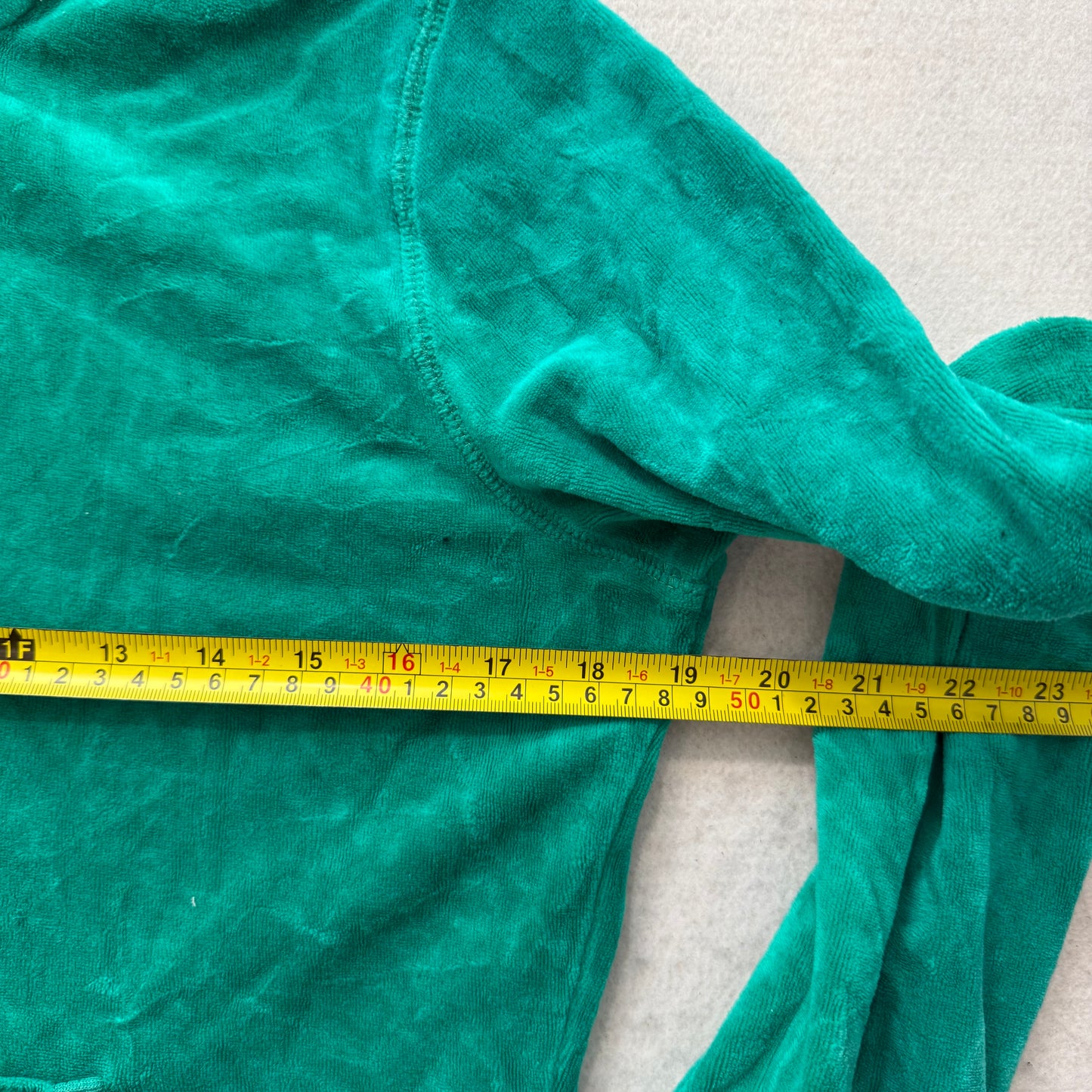 Vintage Juicy Couture “Scottie Dogs” Women's Emerald Green Zip Up Hoodie Size L