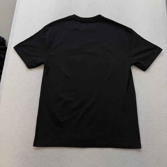 ED HARDY EMBROIDERED LOGO BLACK TEE