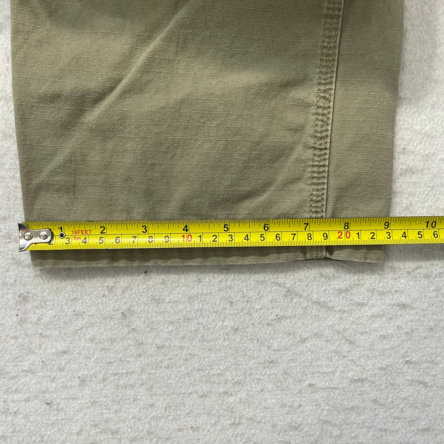 Wrangler Workwear Mens Sage Green Ripstop Cargo Pants Utility Pockets Size 32x30