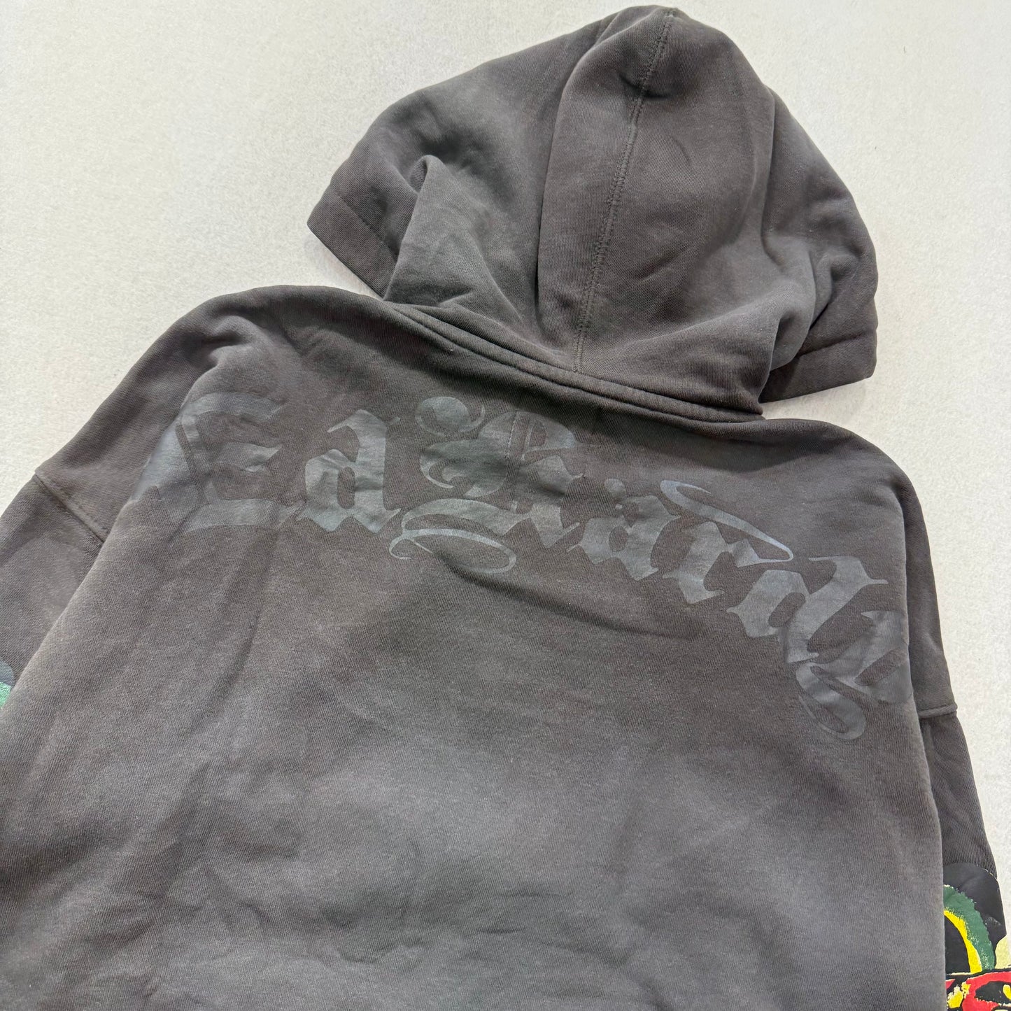Ed Hardy men’s Black Tracksuit Set Zip-Up Hoodie & Drawstring Pants Size M