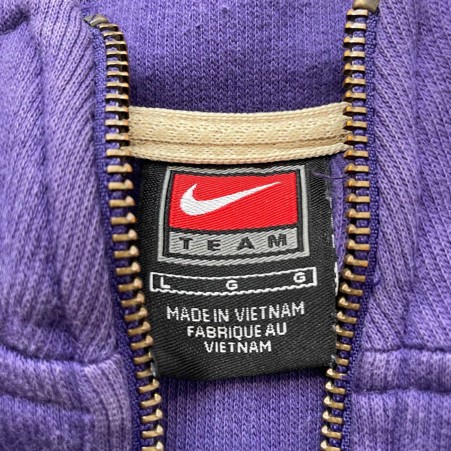 Nike Washington Huskies Men's Purple Pullover Sweatshirt Quarter Zip Size L