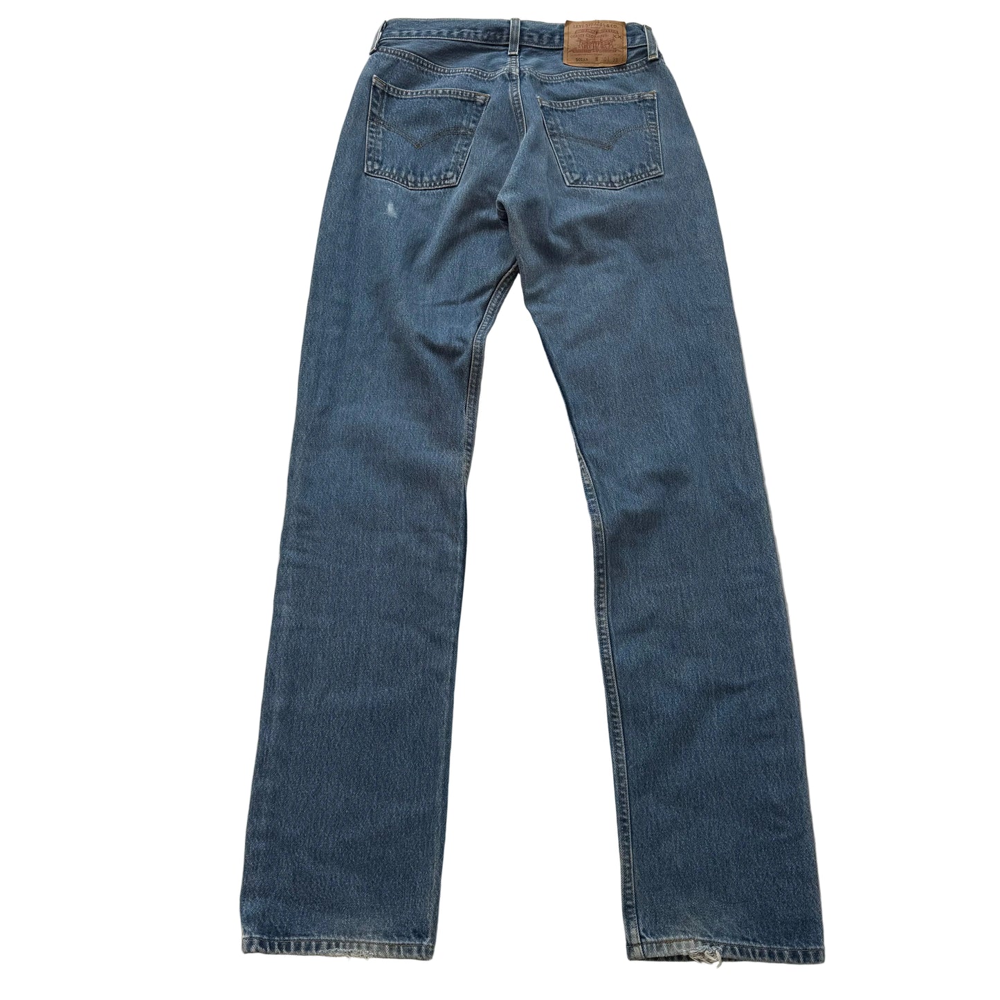 Levi's Strauss & Co. 501XX Men's Blue Straight Denim Jeans Button-Fly Size 30x38