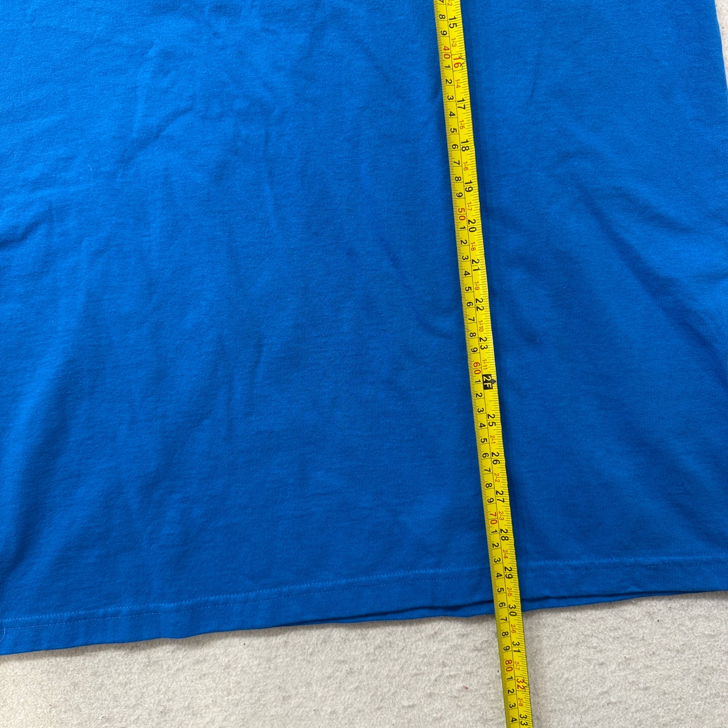 Carhartt Men's Cobalt Blue Cotton Blend T-Shirt Short Sleeve Loose Fit Size M