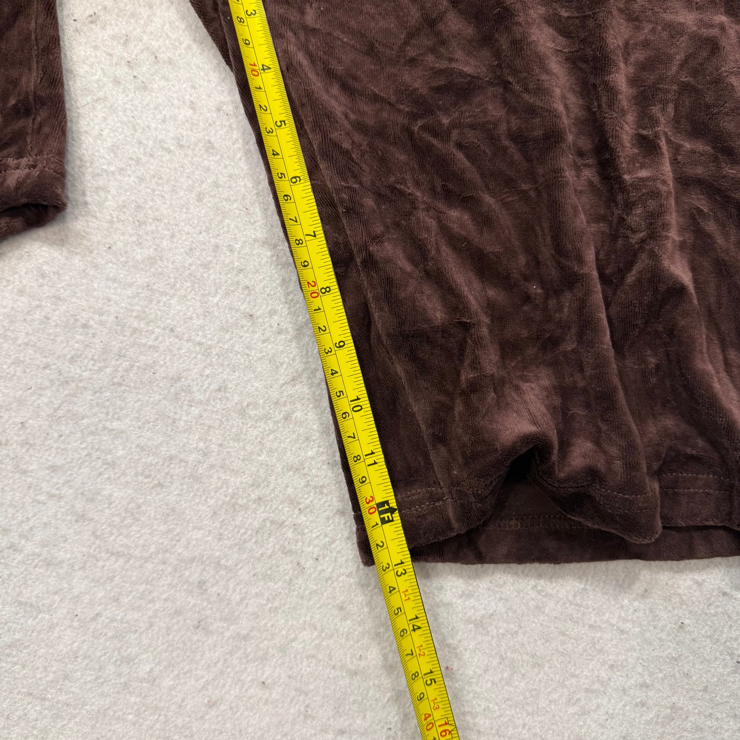 Vintage Juicy Couture Juicy Heiress Women's Brown Velour Lounge Shorts Size L